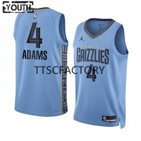 Dres Memphis Grizzlies Steven Adams 4 Jordan 2022-23 Statement Edition Plava Swingman - Dječji